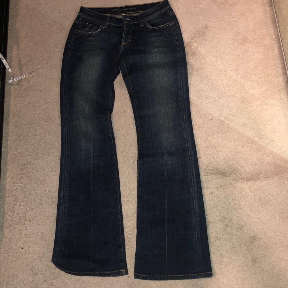 Bebe boot cut blue jeans
